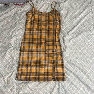 Cute plaid mini dress
